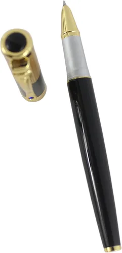 Vista 3 de 9009 Pluma Estilográfica Golden Clip Punta Fina - Negro