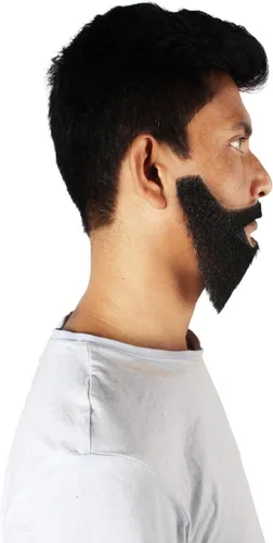 Vista 4 de HPO pelo sintético barba Cosplay pelo facial para hombre