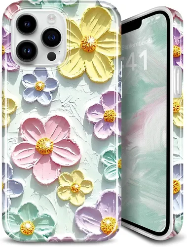 Vista 9 de Funda transparente compatible con iPhone 14 Pro chapado en oro, diseño de mariposa, a prueba de golpes, delgada, de poliuretano termoplástico