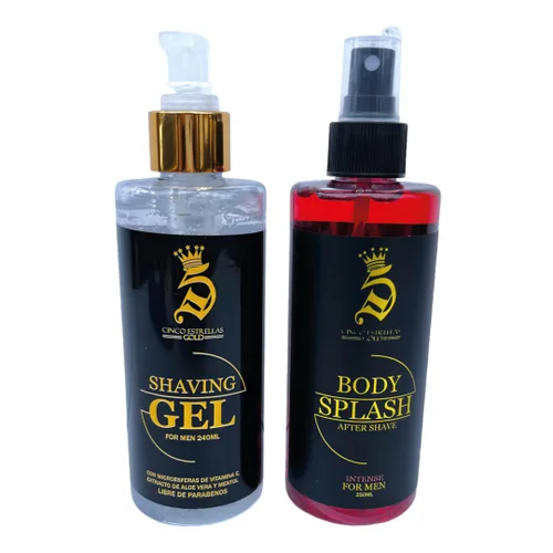 Combo 3 barbería (loción + gel afeitar) de SONQA