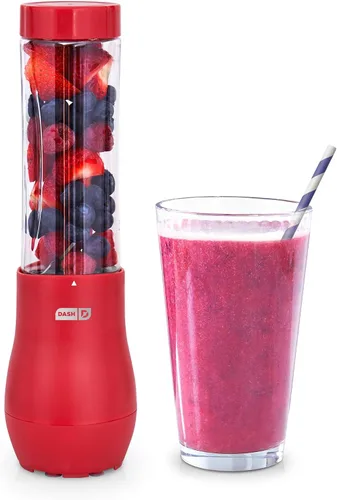 Vista 5 de Dash Mighty Mini Blender - Licuadora personal pequeña para batidos, batidos de proteínas y frutas congeladas con tapa de viaje, cuchillas de acero