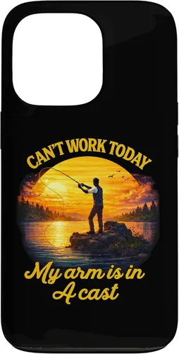Vista 10 de Can't Work Today My Arm is in A Cast Fly Fishing Funny Humor Case for iPhone 17