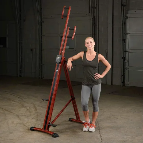 Vista 2 de Body-Solid Máquina de ejercicios de entrenamiento de cuerpo total: escalador vertical, escalador maxi, escalador máximo, escalera Jacobs y escalador