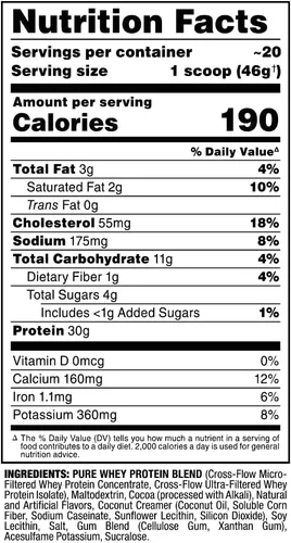 Vista 8 de ALLMAX Classic AllWhey - Proteína en polvo de suero de leche, chocolate, 2 libras, 1.06 oz de proteína por cucharada, sin gluten, baja en azúcar