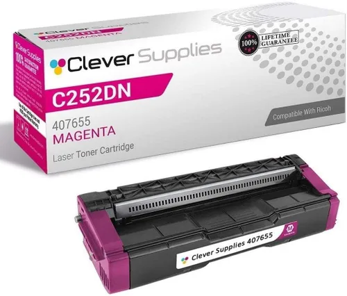 Vista 127 de CS - Cartucho de tóner compatible para Ricoh C220 406046 Color negro láser Aficio SP C220 Aficio SP C220A Aficio SP C220DN Aficio SP C220N Aficio SP