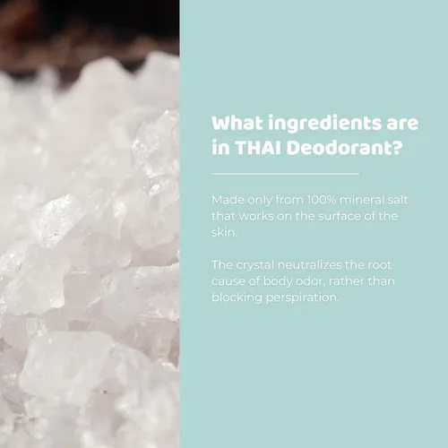 Vista 7 de Thai Deodorant Stone Piedra de cristal en cesta