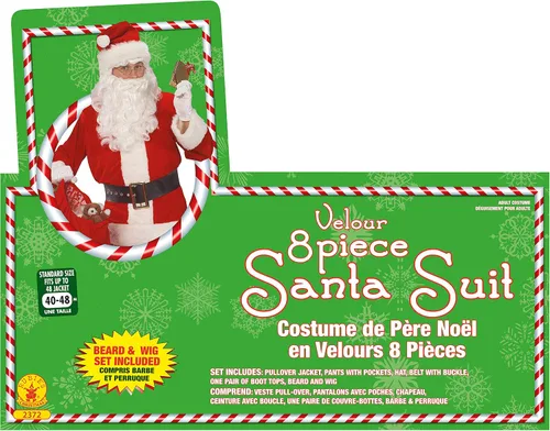 Vista 4 de Rubie s Costume Co terciopelo Papá Noel Suit Disfraz