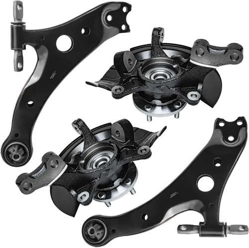 Vista 55 de Detroit Axle - Ejes de eje CV delantero izquierdo y derecho + Reemplazo de juntas esféricas de brazos de control inferiores delanteros para Ford