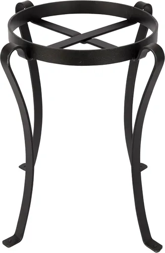 Vista 9 de Achla Designs Soporte para macetas de patio, 8 pulgadas de alto, color negro