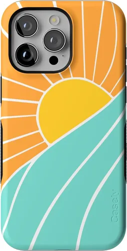 Vista 131 de Funda Casely para iPhone 15 Pro Max Todas las sonrisas Adhesivo de cara sonriente Compatible con MagSafe Diseño protector audaz