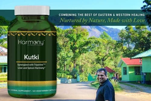 Vista 9 de Kutki Supreme - Medicina ayurvédica Harmony Nutraceuticals para una piel sana, sistemas inmunológicos y respiratorios - 120 cápsulas orgánicas