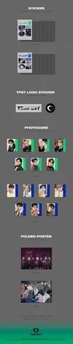 Vista 2 de TEMPEST [ ON and ON ] 3rd Mini Album [ Green Version ]