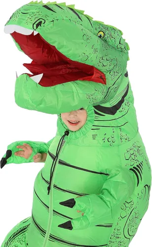 Vista 3 de FUNNY COSTUMES T-Rex - Disfraz de dinosaurio para niños talla 4-12