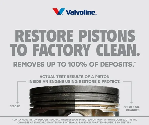 Vista 31 de Valvoline SynPower Full aceite sintético para motor, 1 Cuarto de galón, Ambar
