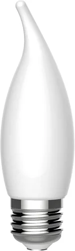 Vista 2 de GE Refresh Bombillas LED, 60 vatios, luz diurna, bombillas decorativas, base media, esmeriladas (paquete de 8)
