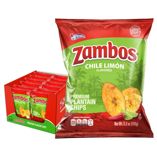 Vista 21 de Zambos Chile Limón Plátano Chips, 2.47 oz – Aperitivo crujiente, sin gluten – Sabor a lima chile audaz – (paquete de 8)