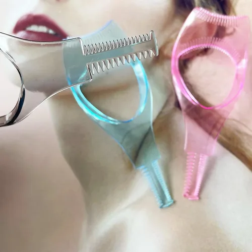 Vista 3 de 3 piezas Lash Buddy Mascara Shield - Protector aplicador superior e inferior y herramienta separadora