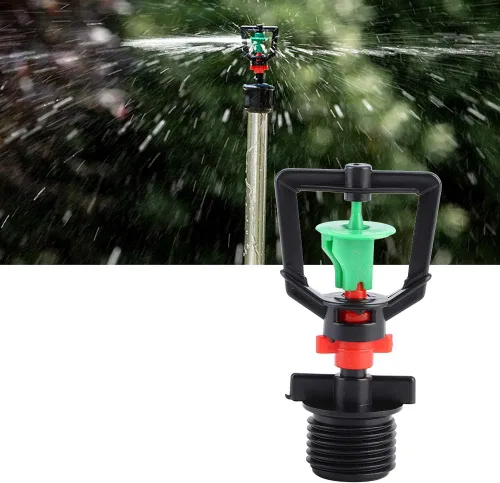 Vista 5 de 20 piezas de aspersor de césped de 1/2 pulgada de rosca macho de riego de cabezal rociador boquilla de nebulización para riego de jardín