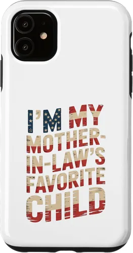 Vista 8 de Im My Mother in Law Favorite Child USA FlagFunny Parent Case for iPhone 16