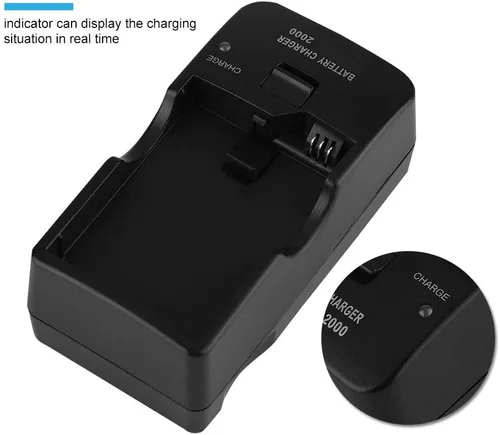 Vista 3 de Adaptador de cargador de batería recargable portátil AC 100-240V Fuente de alimentación para Sony PSP con indicador de situación de carga, adecuado