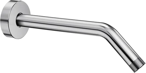Vista 9 de YASFEL Brazo de Ducha de Oro Cepillado de 6 pulgadas Brazo de Extensión de Ducha Tubo con Brida y Cinta de Teflón para Cabezal de Ducha y Cabezal