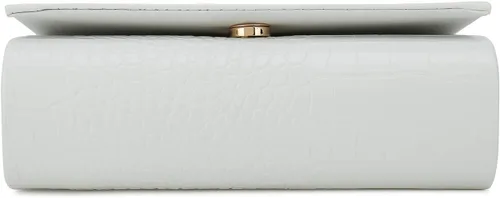 Vista 6 de CHARMING TAILOR Bolso de mano pequeño con estampado de cocodrilo de poliuretano, bolso de mano para mujer