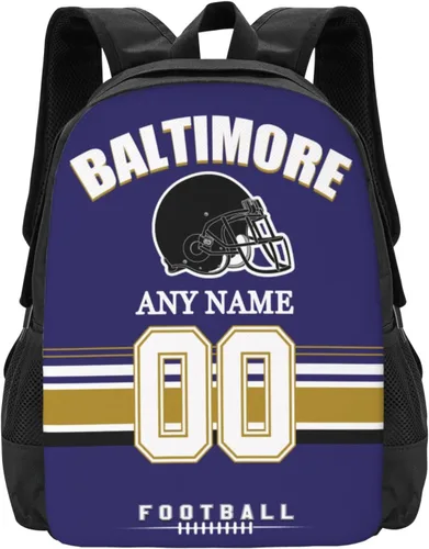 Vista 8 de Mochilas de encargo del deporte del fútbol, regalos personalizados modificados para requisitos particulares del bolso del viaje de la mochila