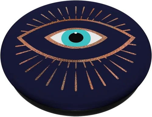 Vista 2 de Rose Evil Eye PopSockets PopSockets PopGrip: agarre intercambiable para teléfonos y tabletas