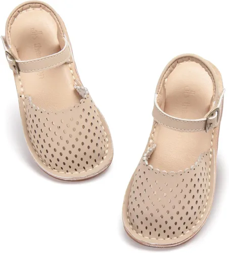 Vista 72 de THEE BRON Sandalias cómodas para niñas, zapatos para niños, sandalias rellenas
