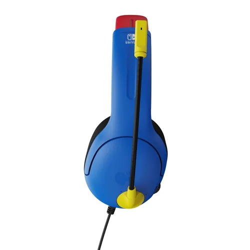 Vista 11 de PDP AIRLITE Headset with Mic for Nintendo SwitchLiteOLED - Mario Dash Blue