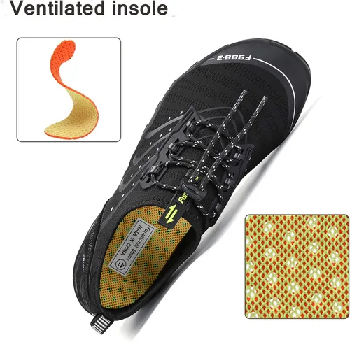 Vista 5 de Kararao Mens Womens Water Shoes Quick Dry Swim Shoes Beach Shoes Pool Surfing Aqua Sports