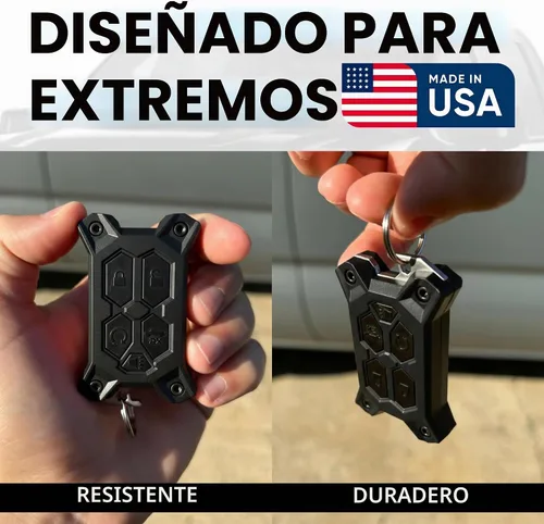 Vista 5 de Funda para llavero Chevy – para funda de llavero GMC – Accesorios Silverado Sierra – Abrebotellas integrado – Compatible con guía de ajuste