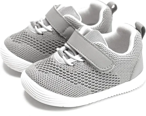 Vista 2 de Newsonet Zapatos de bebé para niños y niñas, zapatos deportivos transpirables antideslizantes con suela suave 6 9 12 18 20 24 meses