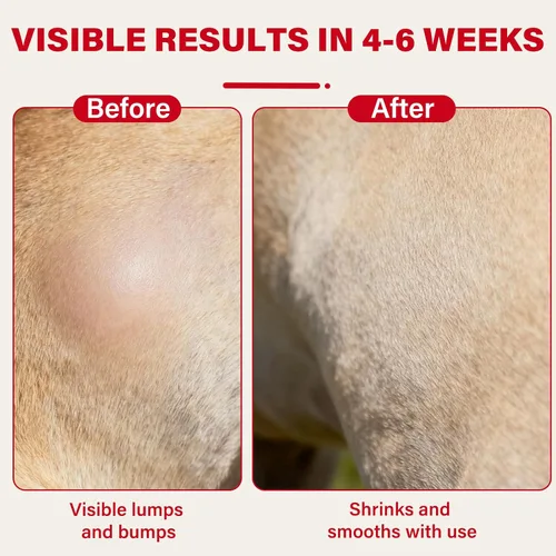 Vista 5 de Tratamiento de lipoma para perros y gatos, bálsamo para perros con aceite de ricino, crema DMSO, apoya la comodidad de las articulaciones