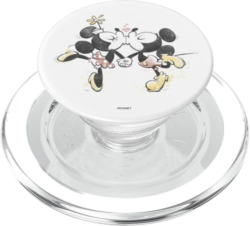 Vista 8 de Disney Mickey y Minnie Valentines Kissy Face PopSockets intercambiables PopGrip