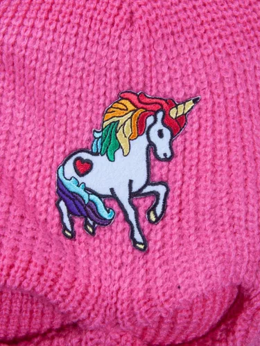 Vista 3 de Máscara de esquí con diseño de unicornio de arcoíris, talla única