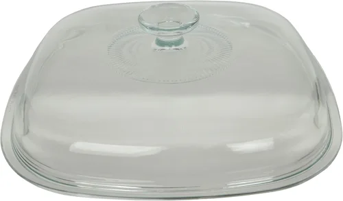 Vista 2 de CorningWare A12 - Tapa de vidrio transparente de 5 cuartos de galón (el plato se vende por separado)