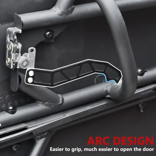 Vista 5 de Pestillos de manija de puerta para Can-Am Maverick X3 X DS RS Turbo R Max 4 puertas 2017-2025 modelos accesorios, 4 manijas de puerta