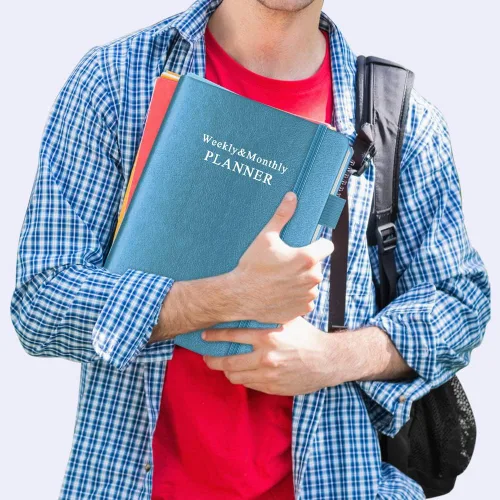 Vista 7 de Agenda sin fecha para cualquier año, planificador semanal y mensual y diario para rastrear objetivos, perfecto para organizar tu vida diaria, 5.85 x