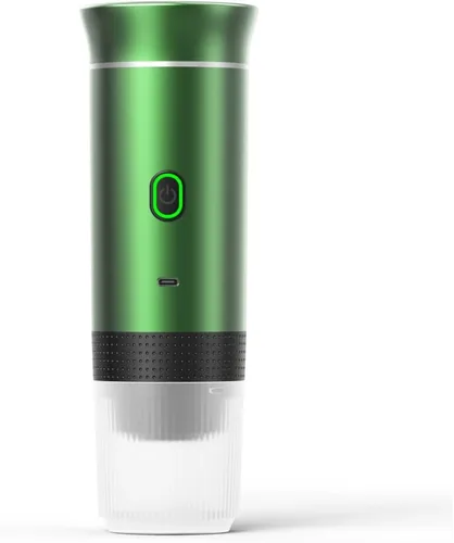 Vista 7 de Cafetera portátil de viaje, máquina de café a pilas, máquina de café espresso de una sola porción para campamento, automóvil, RV, senderismo