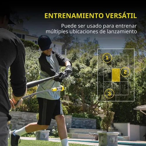 Vista 4 de SKLZ Hitting Stick Batting Swing Trainer for Baseball and Softball, One-on-One Coaching Tool for Ball Contact, Hand-Eye Coordination, and Bat Speed