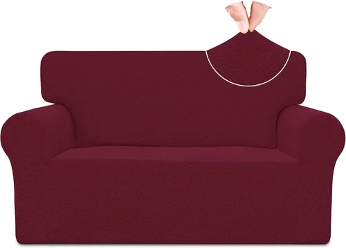 Vista 15 de Easy-Going Funda de sofá reclinable de jacquard elástico, suave de 4 piezas, con lazo elástico, protector de muebles lavable para niños, mascotas