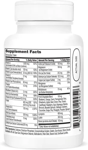 Vista 8 de 21st Century Wellify - Multivitaminas con minerales para hombre, más de 50 unidades, 65