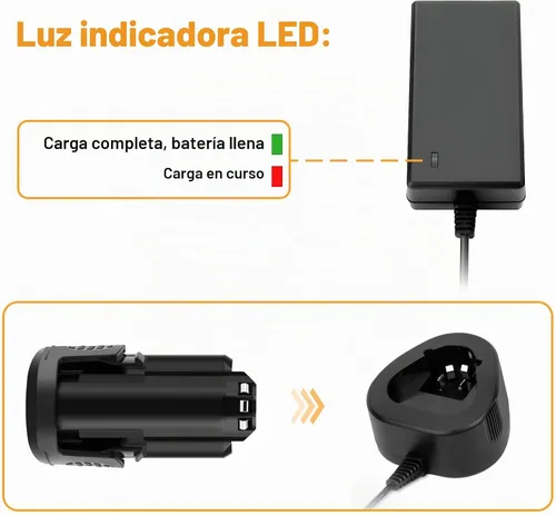 Vista 2 de Shentec 3.0Ah 12V Kit de batería compatible con Dremel 8200 8220 8300