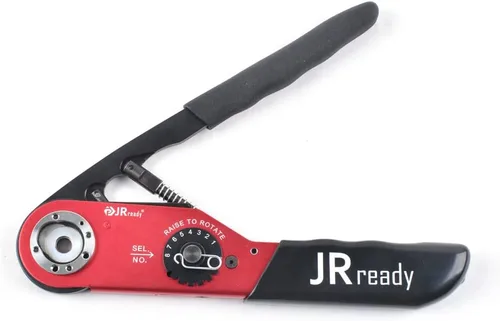 Vista 7 de JRready ACT-M309 Herramientas de mano Herramienta de prensado de cables Industrial Rango de media corriente ajustable Herramientas de crimpado