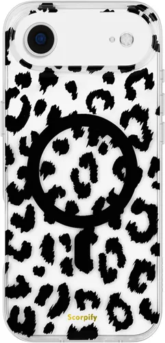 Vista 54 de SCORPIFY - Funda para iPhone 17 Pro Max Leopardo negro transparente LP-Negro Transparente Leopardo
