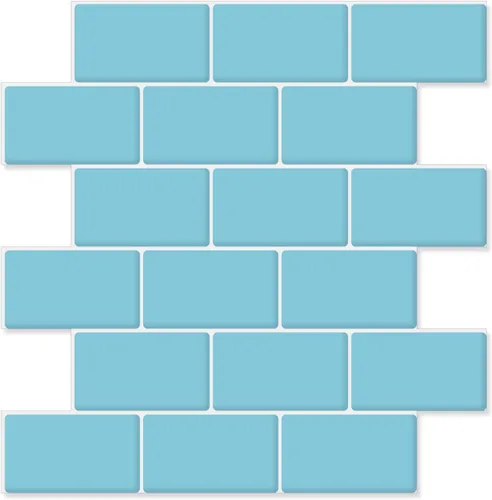 Vista 9 de STICKGOO - Azulejos de metro blancos para despegar y pegar, azulejos adhesivos para cocina (paquete de 1, diseño más grueso)