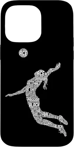 Vista 21 de Funda para iPhone 17 de voleibol para adolescentes y mujeres