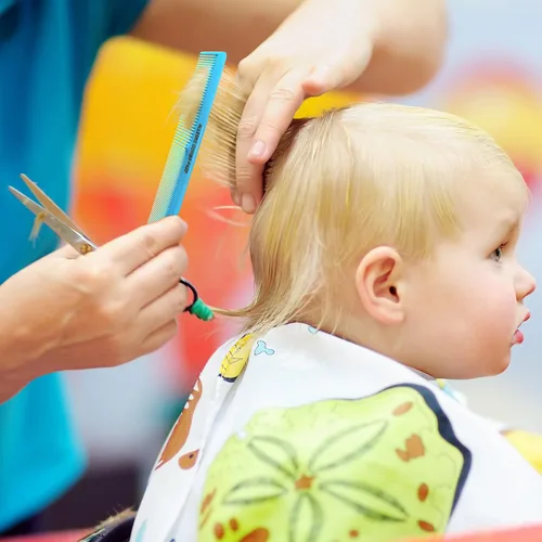 Vista 8 de Allegro Combs Peines de corte para peluqueros 420, peine para barba, bigote, para hombres, mujeres, niños pequeños, trenzados, separación del Azul