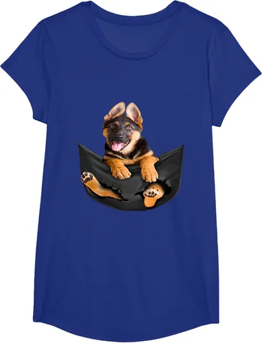 Vista 65 de Dog Lovers Gifts - Camiseta divertida con cara de perro con bolsillo, Negro, S